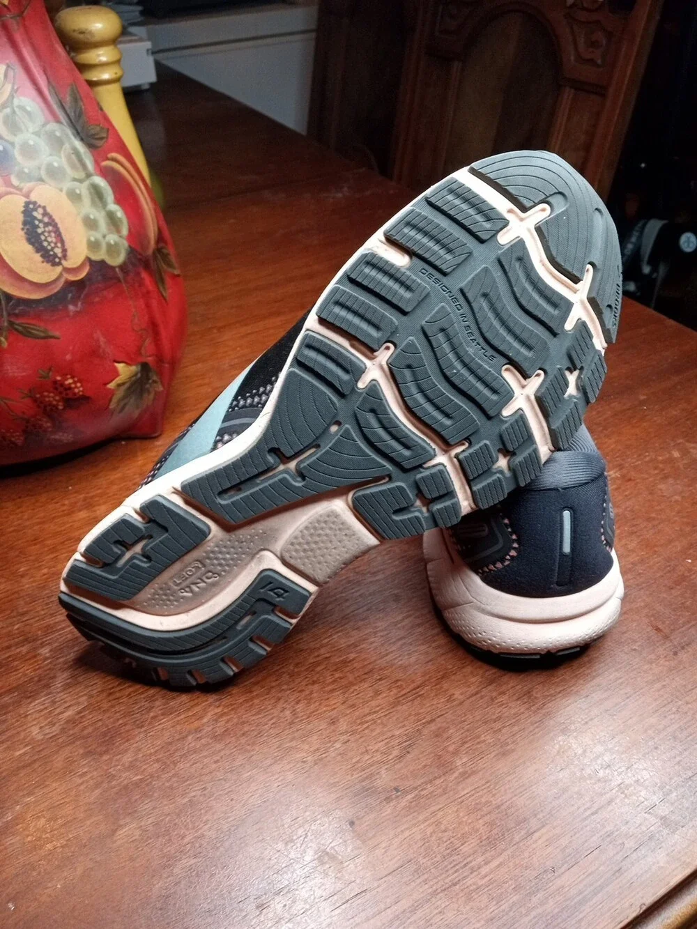 Brooks Ghost 14 Black Running Sneakers Shoes 91203561B02 Women's 11M Shoes